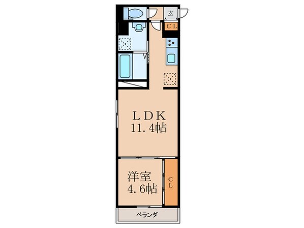 D-ROOM友田の物件間取画像